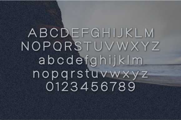 Mouzard Font PNG with transparent background - Preview 1