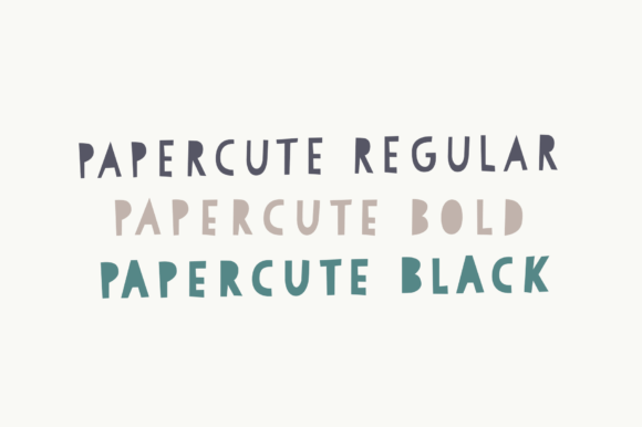 Papercute Font PNG with transparent background - Preview 2