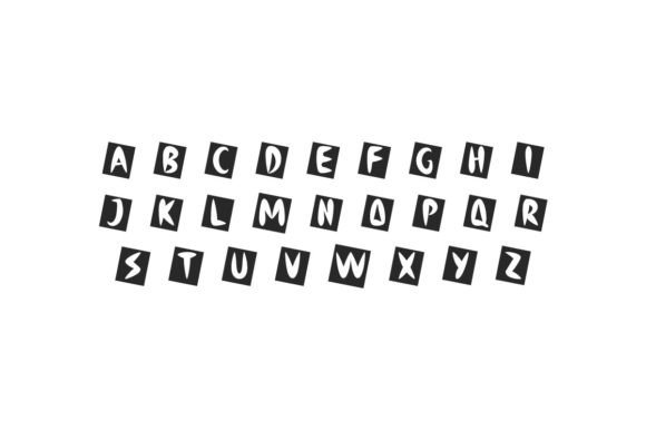 Roughshark Font PNG with transparent background - Preview 5