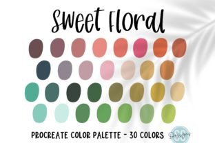 Sweet Floral Procreate Color Palette Graphic by ssandcodesigns ...