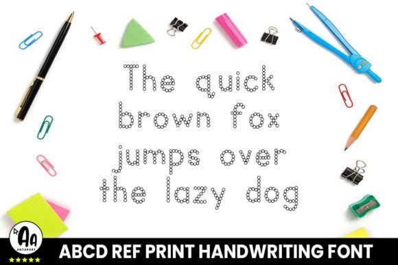 Abcd Ref Dot Marker Font - Preview 3