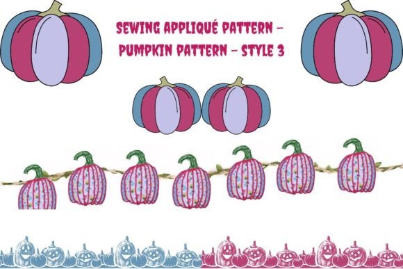 Autumn Fall Pumpkin Easy Appliqué