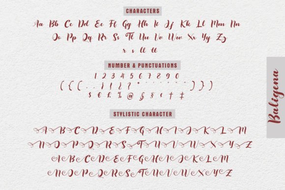 Baligena Font - Preview 6