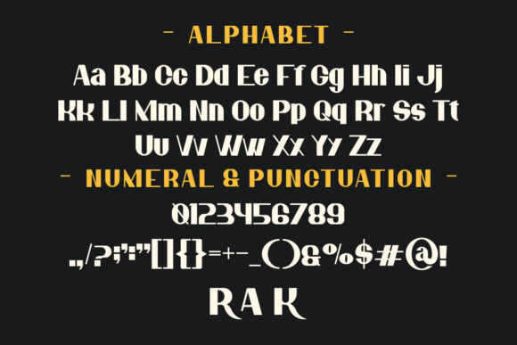 Bearus Font - Preview 1