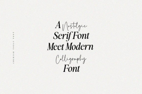 Cherish Today Font - Preview 1