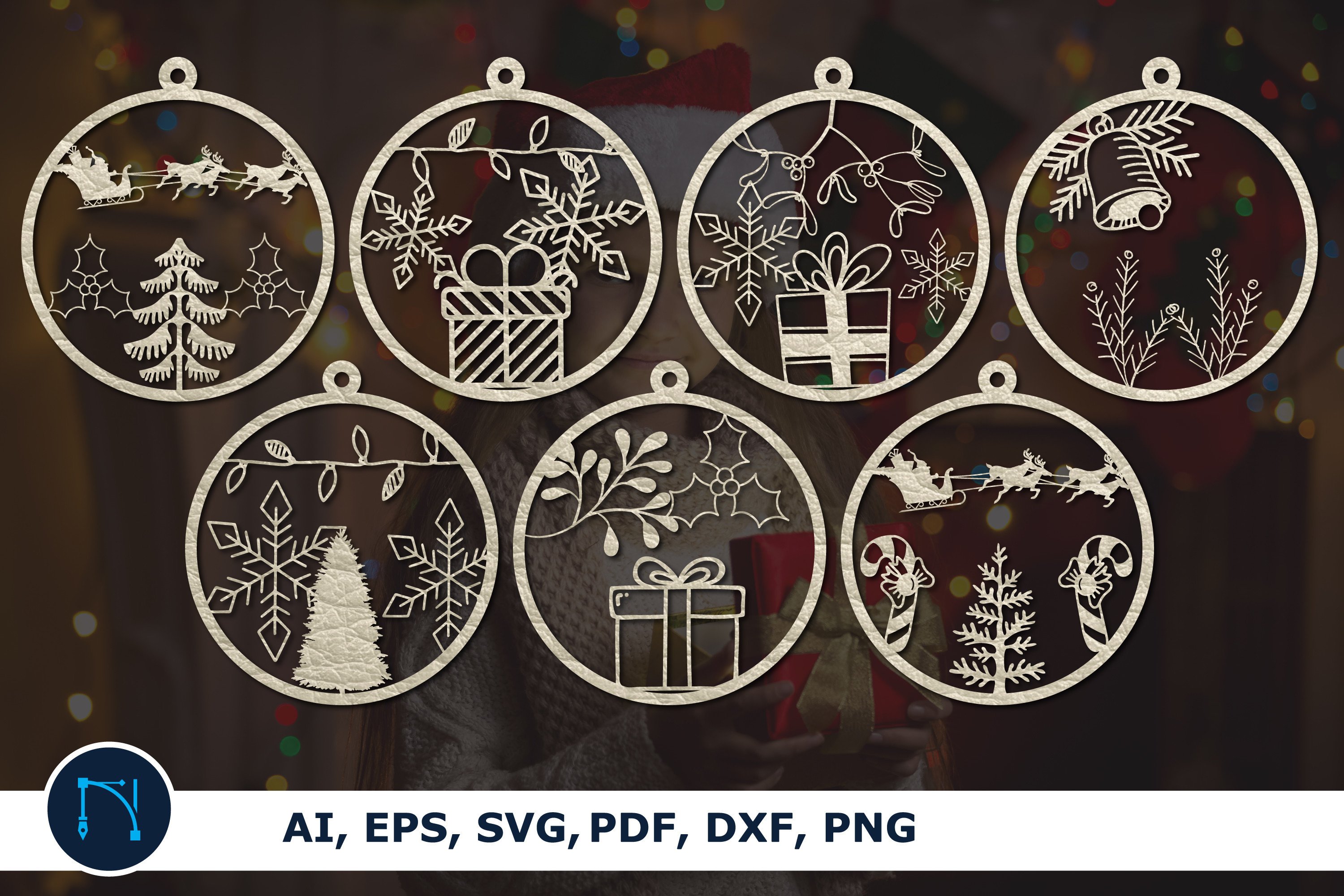 Cricut Christmas Toys Balls SVG Bundle Graphic by NGISED · Creative Fabrica