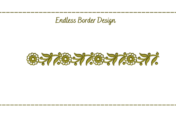 Endless Floral Border