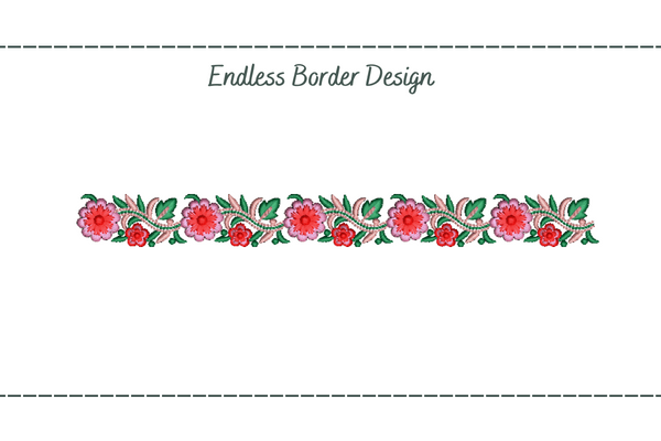 Endless Floral Border