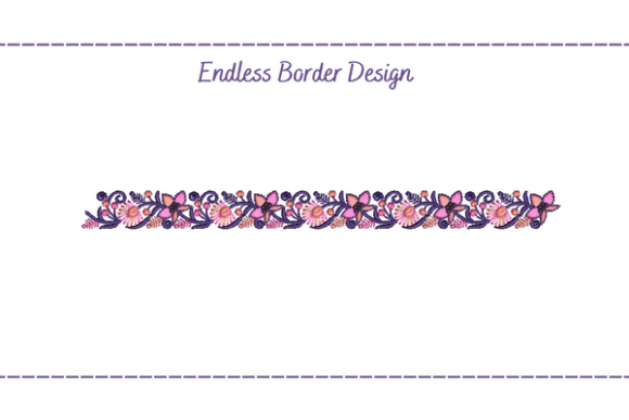 Endless Floral Border