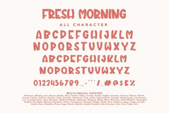 Fresh Morning Font - Preview 6