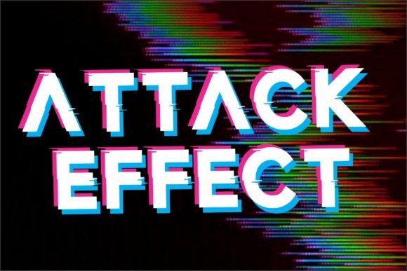 Glitch Mood Font PNG with transparent background - Preview 1
