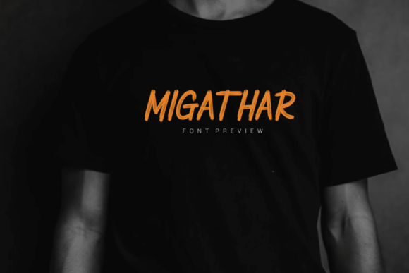 Migathar Font PNG with transparent background - Preview 1