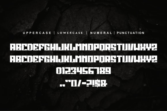 Monsers Font PNG with transparent background - Preview 3