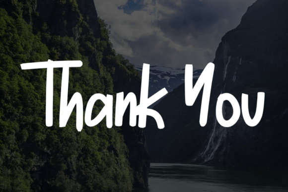 River Nature Font PNG with transparent background - Preview 3