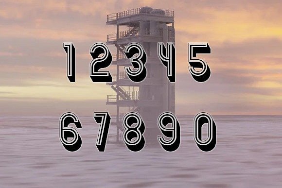 Secca Font PNG with transparent background - Preview 2