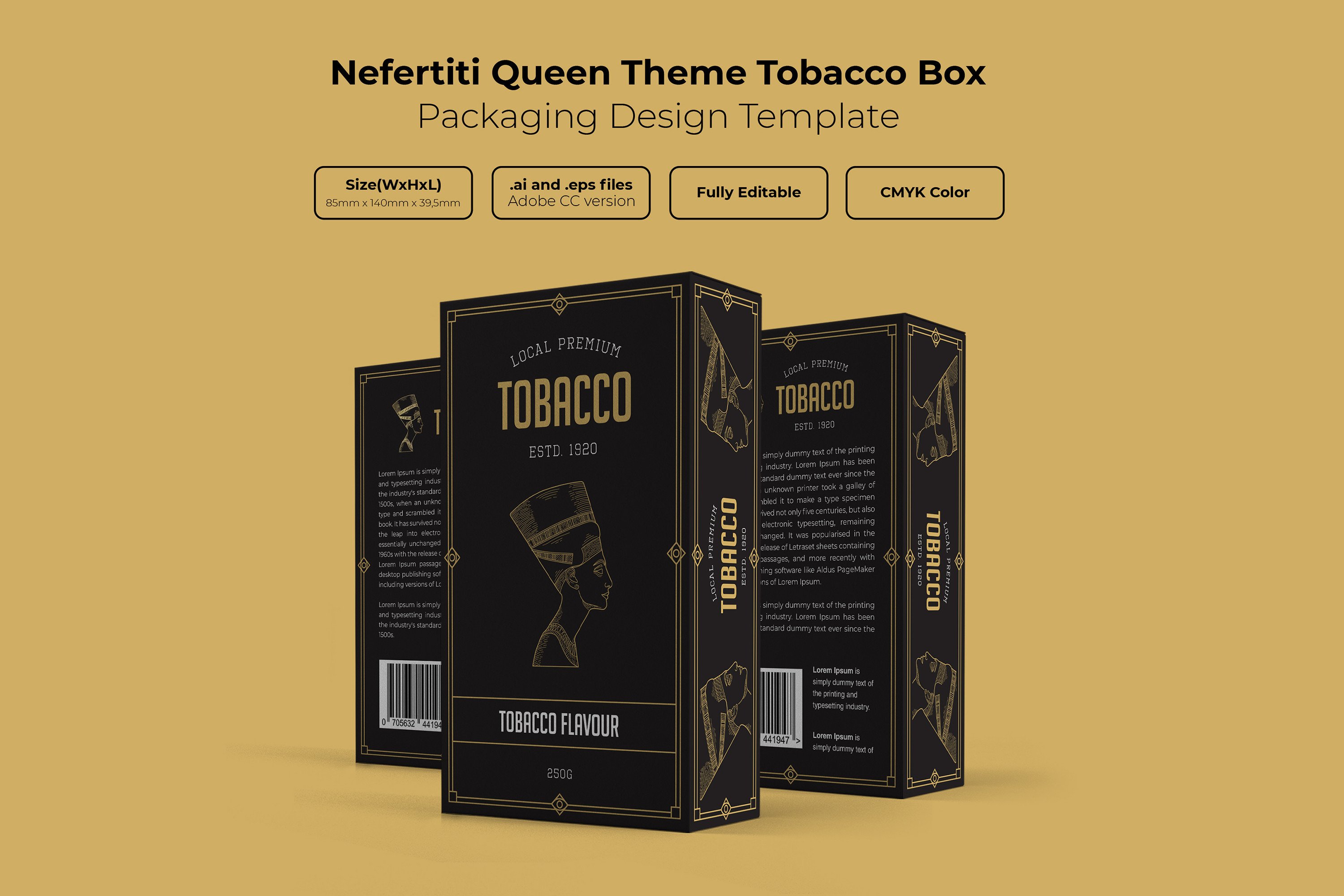 tobacco template 5 A's of Cessation PowerPoint and Google Slides Icon Pack - Tobacco, Nicotiana,