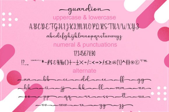Guardion Font - Preview 3