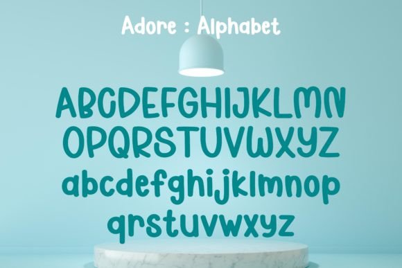 Adore Font - Preview 1