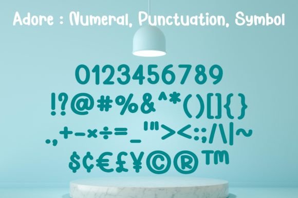 Adore Font - Preview 2