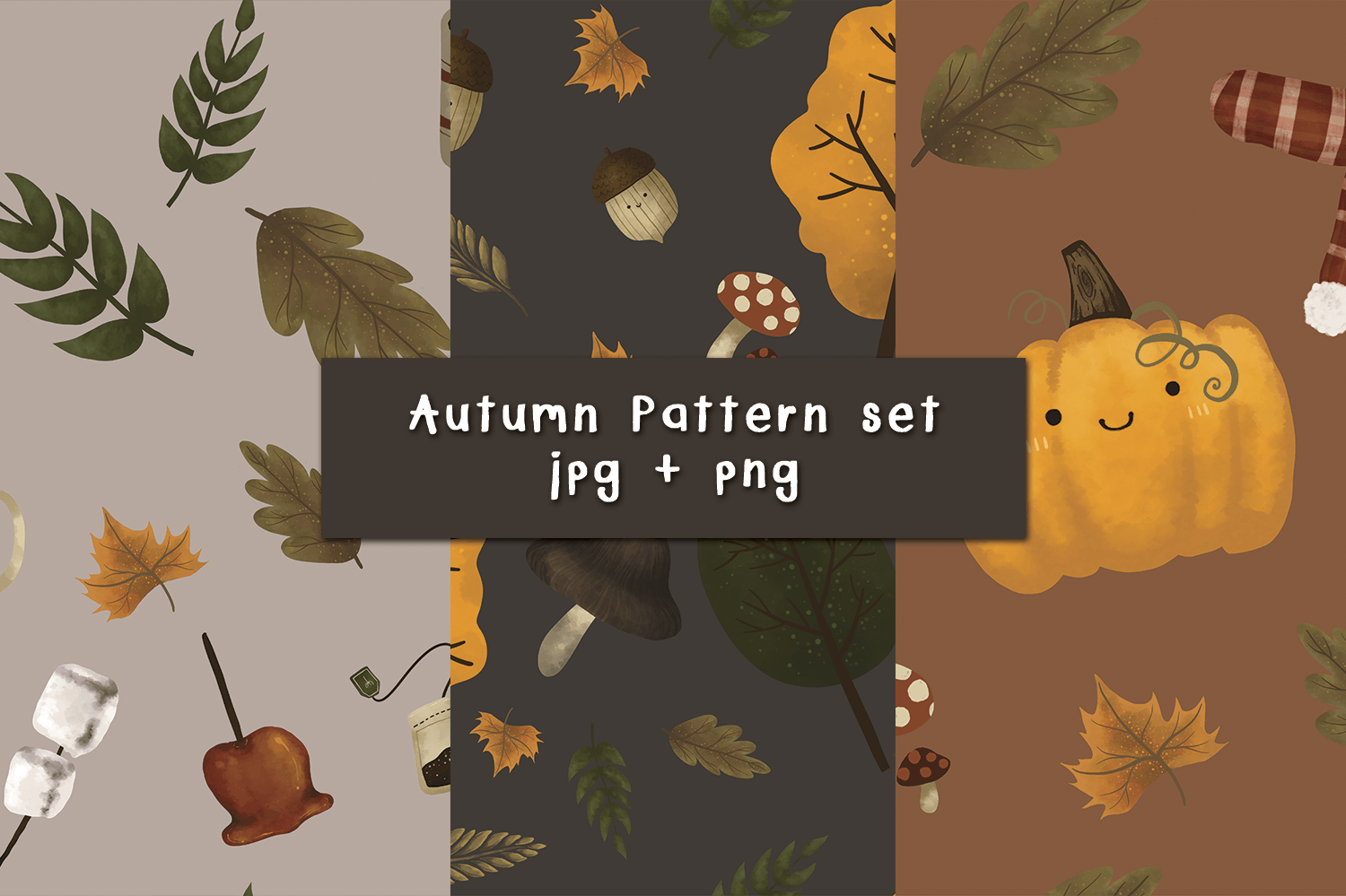 Autumn Fall Samless Pattern Graphic by niddle littlebody · Creative Fabrica