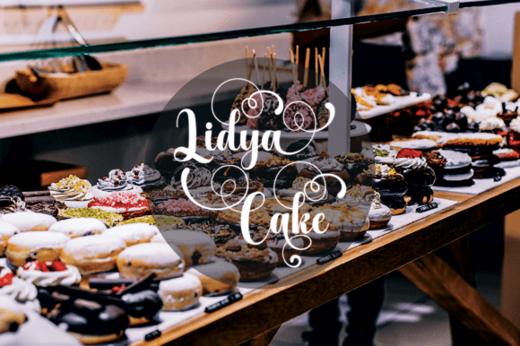 Birthday Cake Font - Preview 1