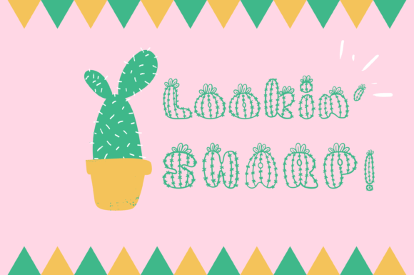 Gymno Calycium Font - Preview 3