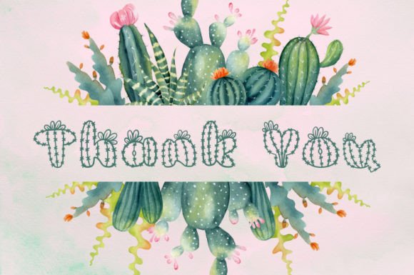 Gymno Calycium Font - Preview 6