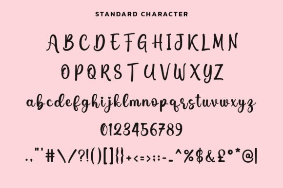 Love Heart Swan Font PNG with transparent background - Preview 6