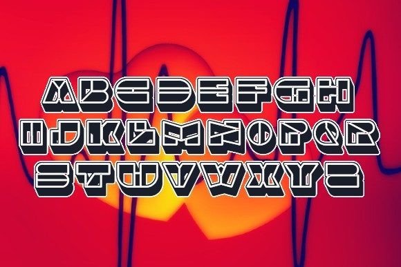 Mental Font font preview - 1