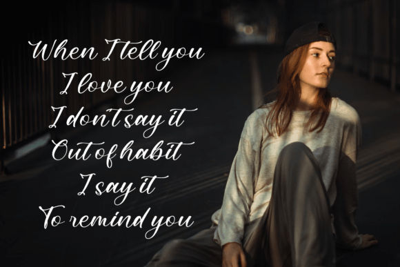 Mybellin Beautya Font PNG with transparent background - Preview 1