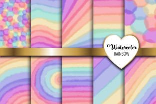Pastel Rainbow Digital Paper Graphic by jallydesign · Creative Fabrica