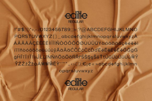 Editle Font - Preview 5