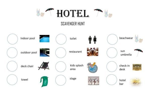 Hotel Scavenger Hunt