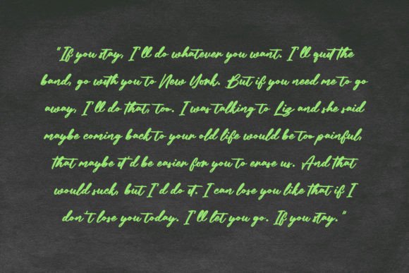 Algrowth Font - Preview 4