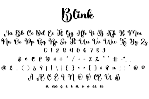 Blink Font - Preview 6