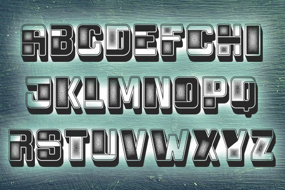 Bref Font - Preview 1