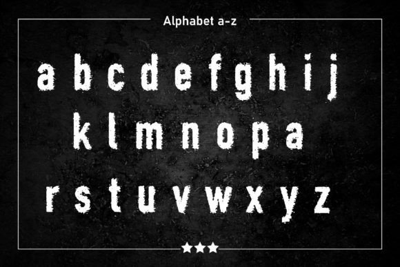 Broken Font - Preview 2
