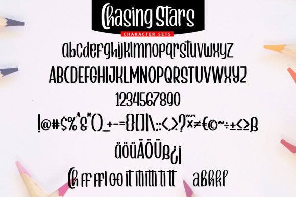 Chasing Stars Font - Preview 4