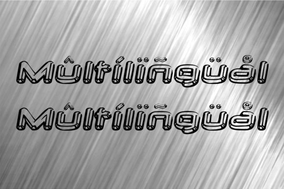 Chrome Font - Preview 1