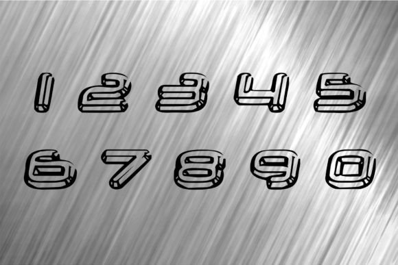 Chrome Font - Preview 2