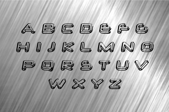 Chrome Font - Preview 3