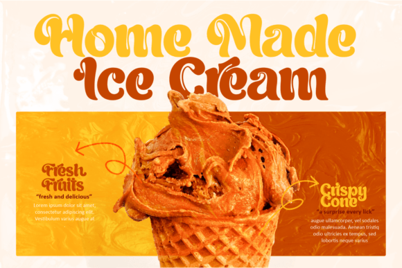 Cream Cheese Font - Preview 1
