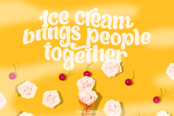 Cream Cheese Font - Preview 2