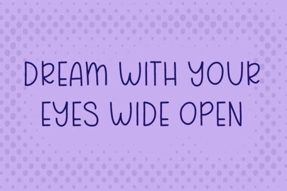 Dreamy Cloud Font - Preview 2
