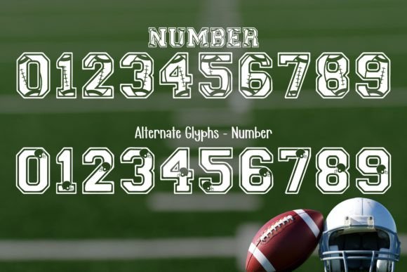 Football College Font - Preview 4