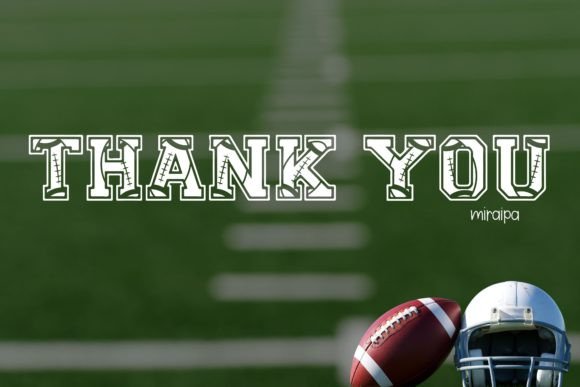 Football College Font - Preview 5