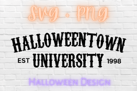 Halloween Town Est. 1998 University Graphic Crafts By Digitaira