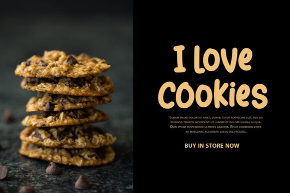 Huggler Font PNG with transparent background - Preview 3