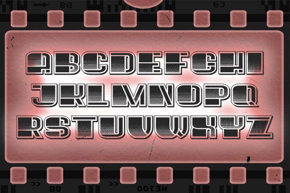 Kino Font PNG with transparent background - Preview 2