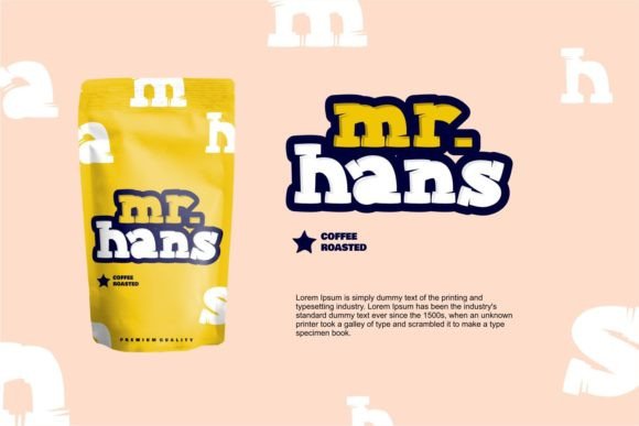 Kotok Font PNG with transparent background - Preview 3